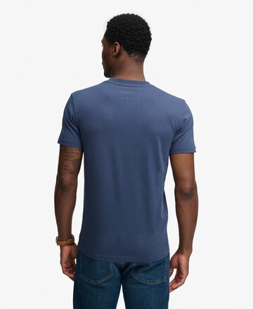 Superdry & Co Shirt 'Essential Serif' in Blue
