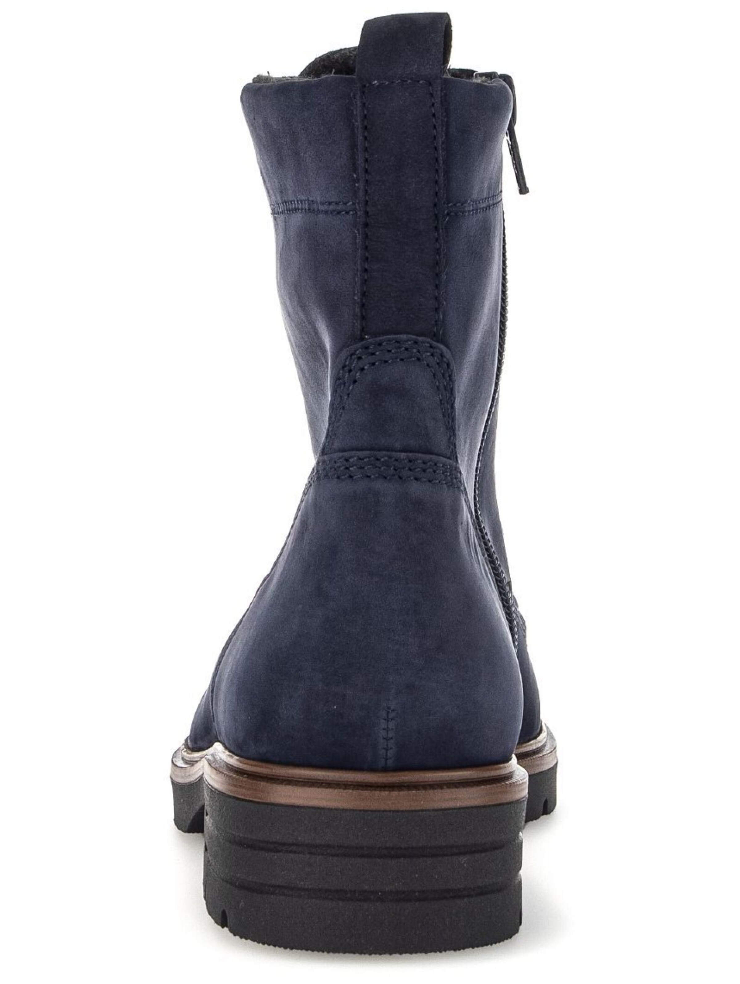 GABOR Schnürstiefelette in Blau