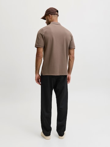 Loosefit Pantalon à plis 'JPSTKane Toby' JACK & JONES en noir