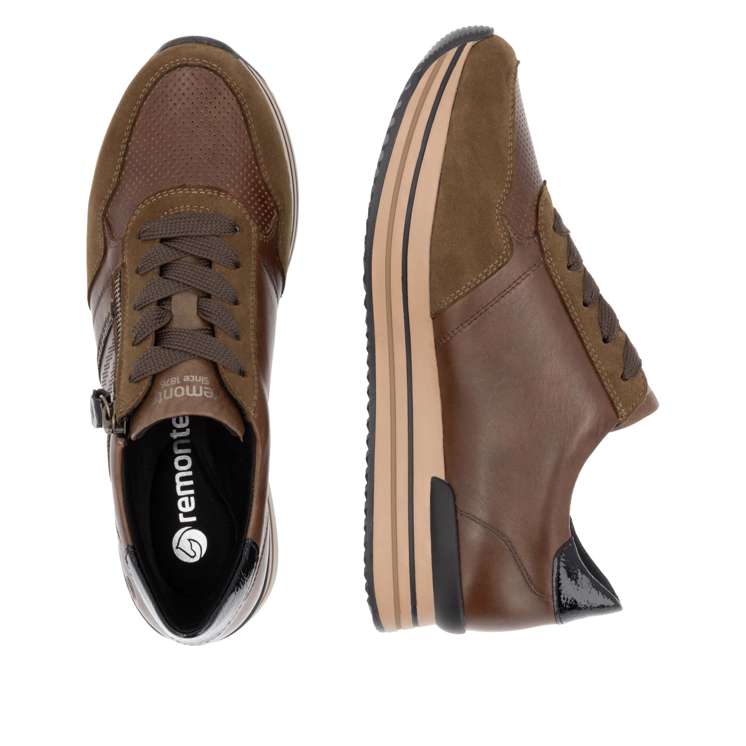 REMONTE Sneaker 'D1318' in Braun