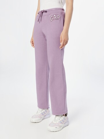 GAP Boot cut Pants in Purple: front