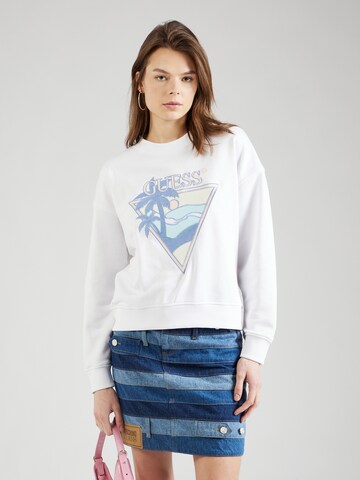 GUESS Sweatshirt in Weiß