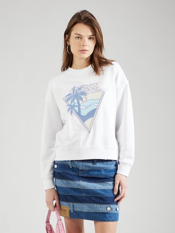 GUESS - Sudadera en blanco