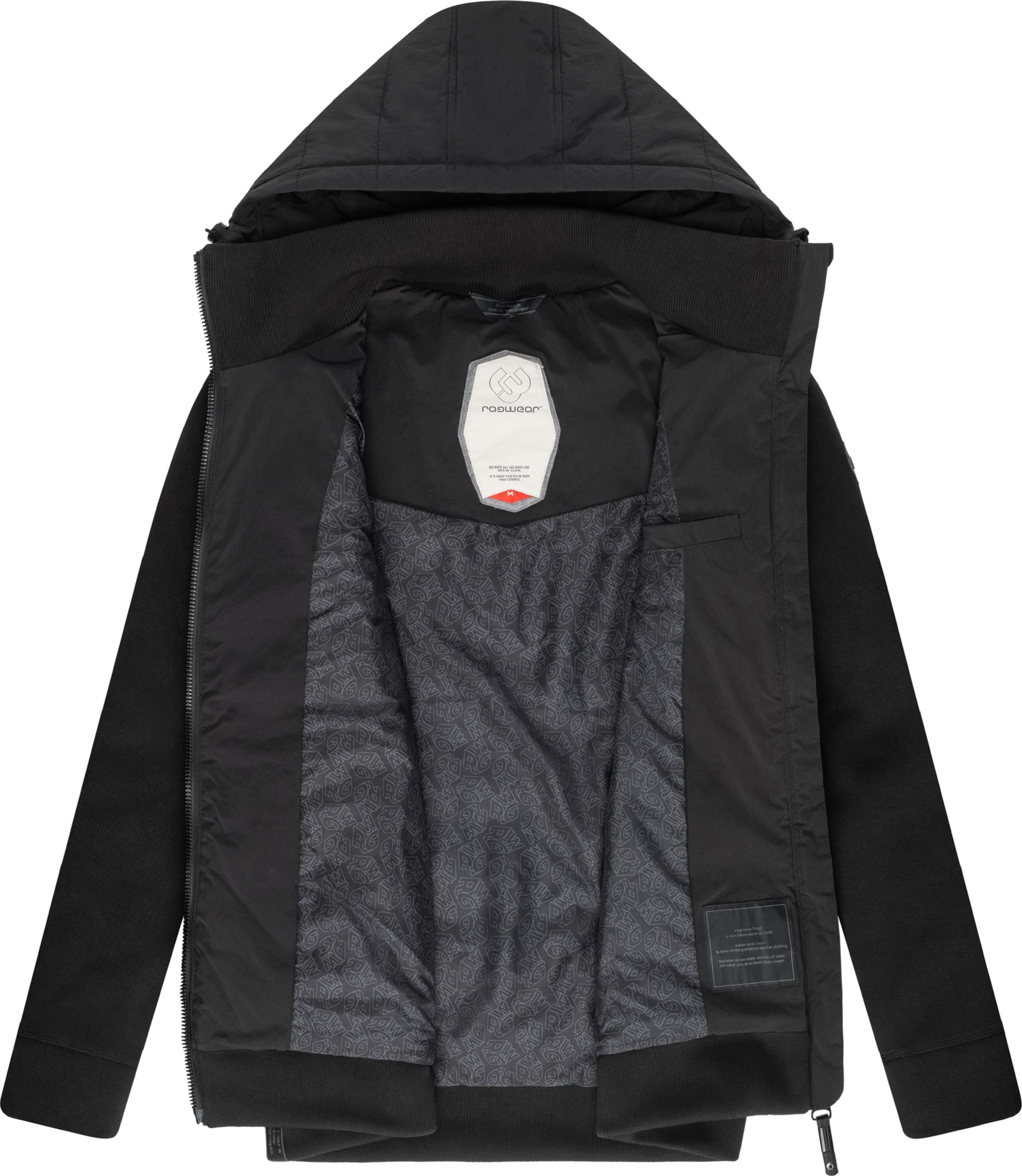 Ragwear Winter jacket 'Doryan' in Black
