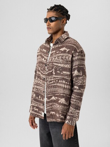 Dandalo Comfort fit Button Up Shirt 'Daniel' in Brown