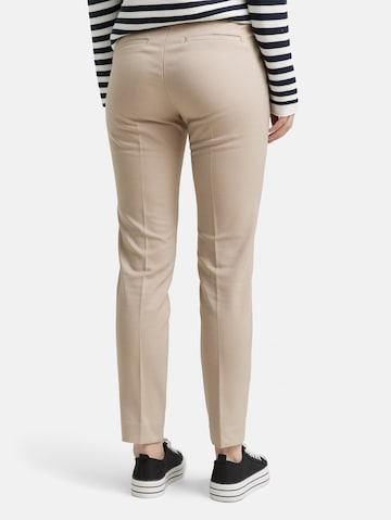 TOM TAILOR Slimfit Broek 'Mia' in Grijs