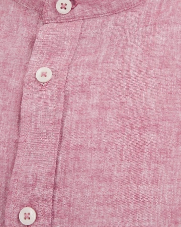 WE Fashion Slim fit Button Up Shirt in Pink