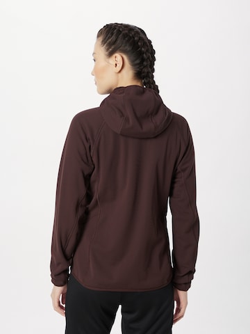 ADIDAS TERREX Athletic Fleece Jacket 'Techrock' in Brown