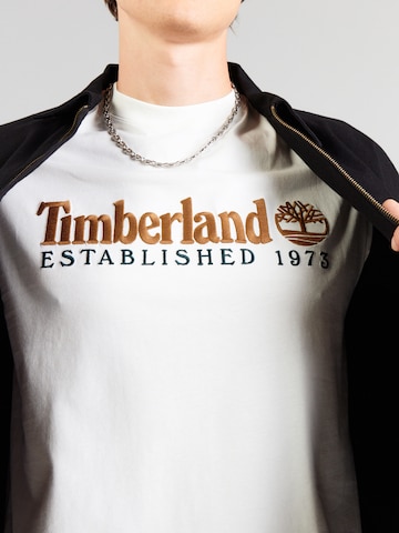 TIMBERLAND Majica 'ESTABLISHED 1973' | bela barva