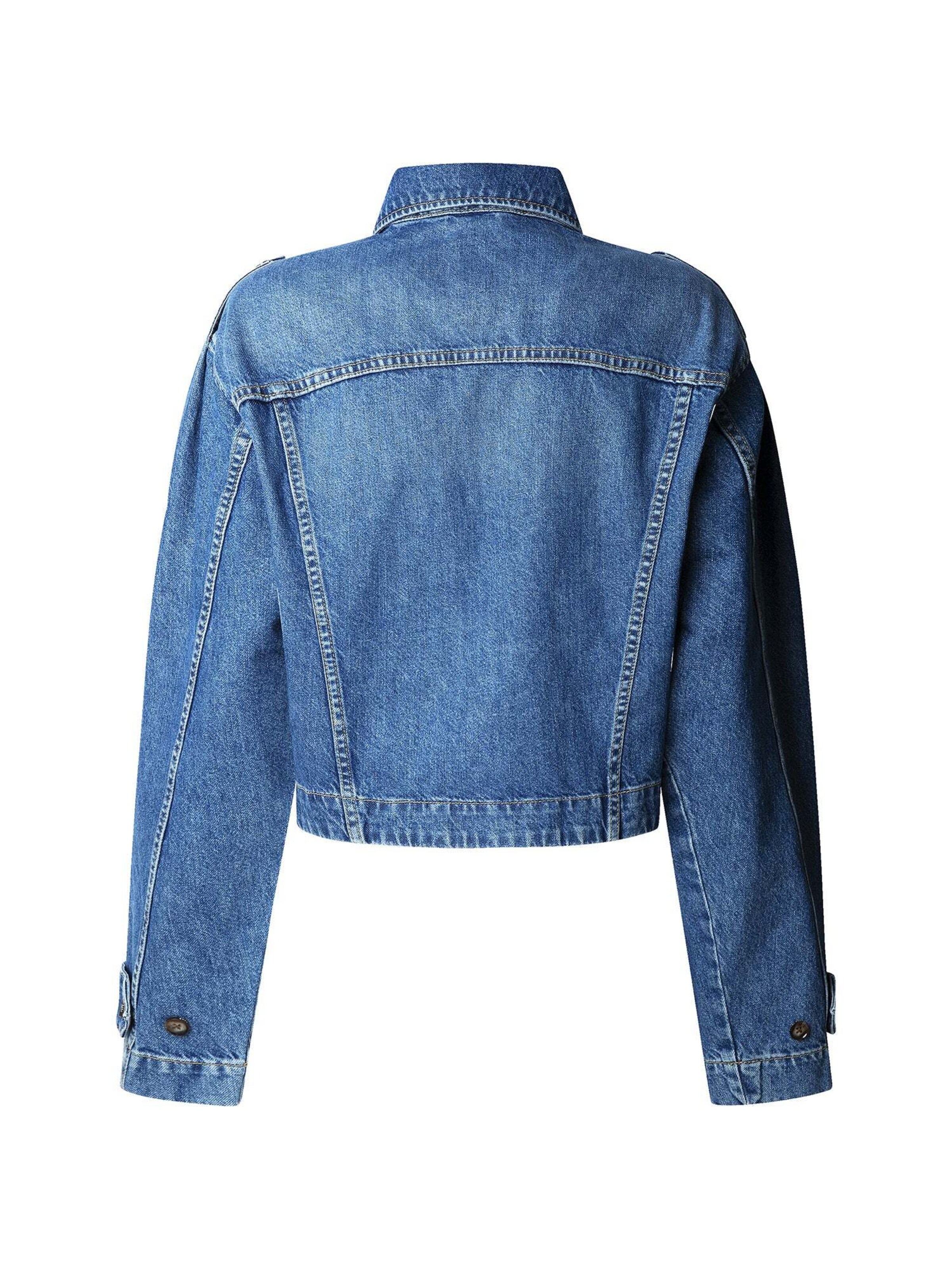 Pepe Jeans Jacke 'Silvia' in Blau