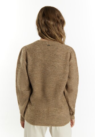 Cardigan 'Altiplano' DreiMaster Vintage en marron