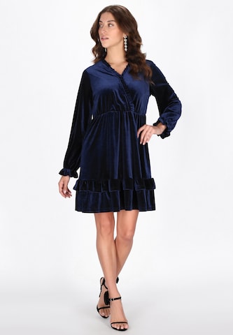 faina Dress in Blue