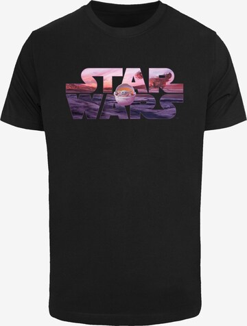 F4NT4STIC Shirt 'Star Wars' in Zwart: voorkant