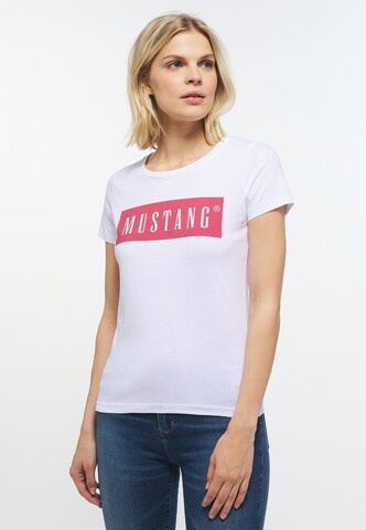 MUSTANG Shirt in White: front