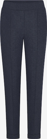 Pantalon à plis 'Carla' Goldner en bleu : devant