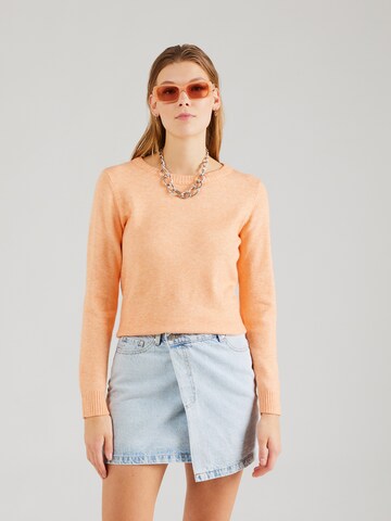 VILA Sweater 'RIL' in Orange: front