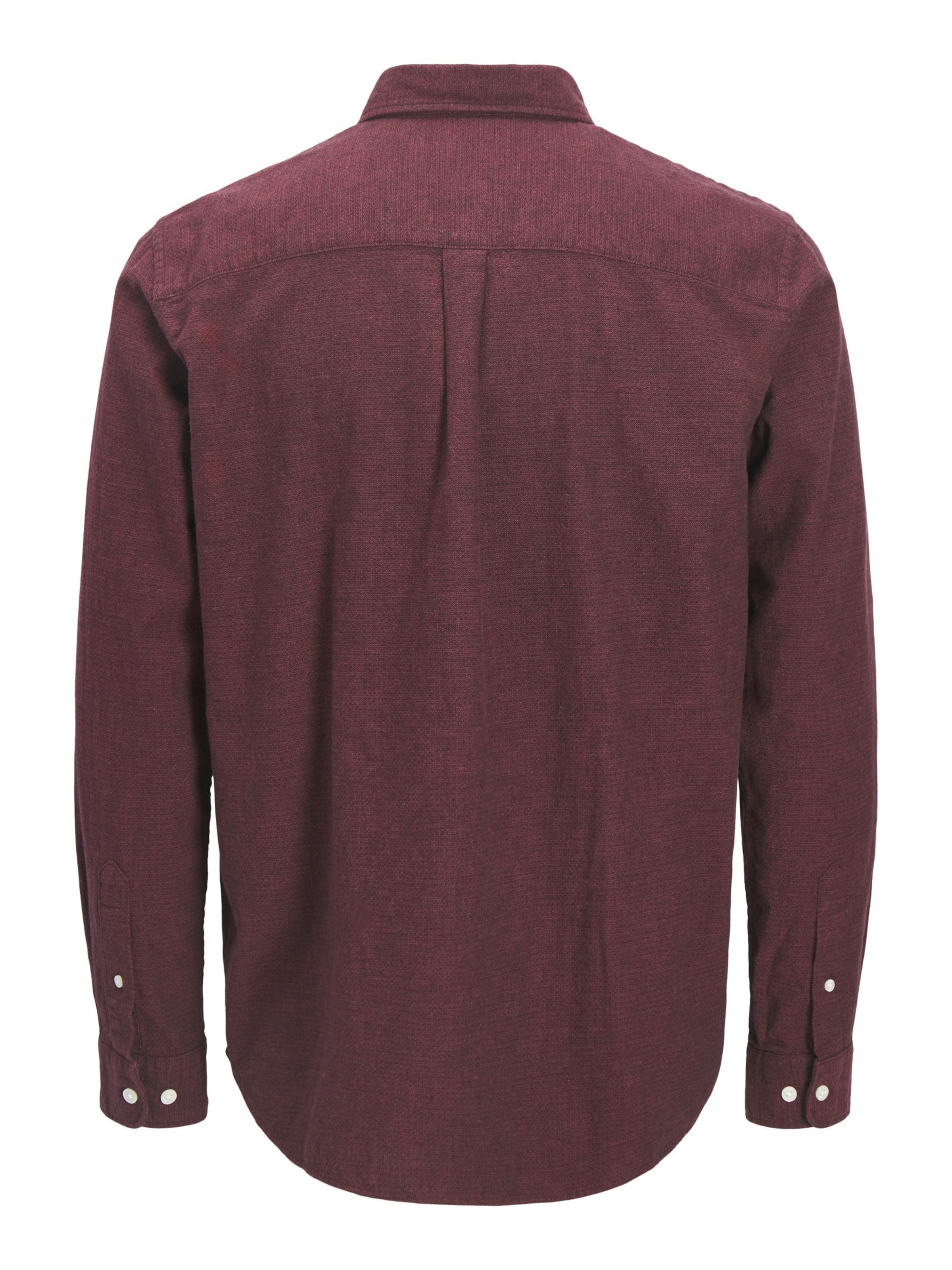 JACK & JONES Regular Fit Hemd in Rot