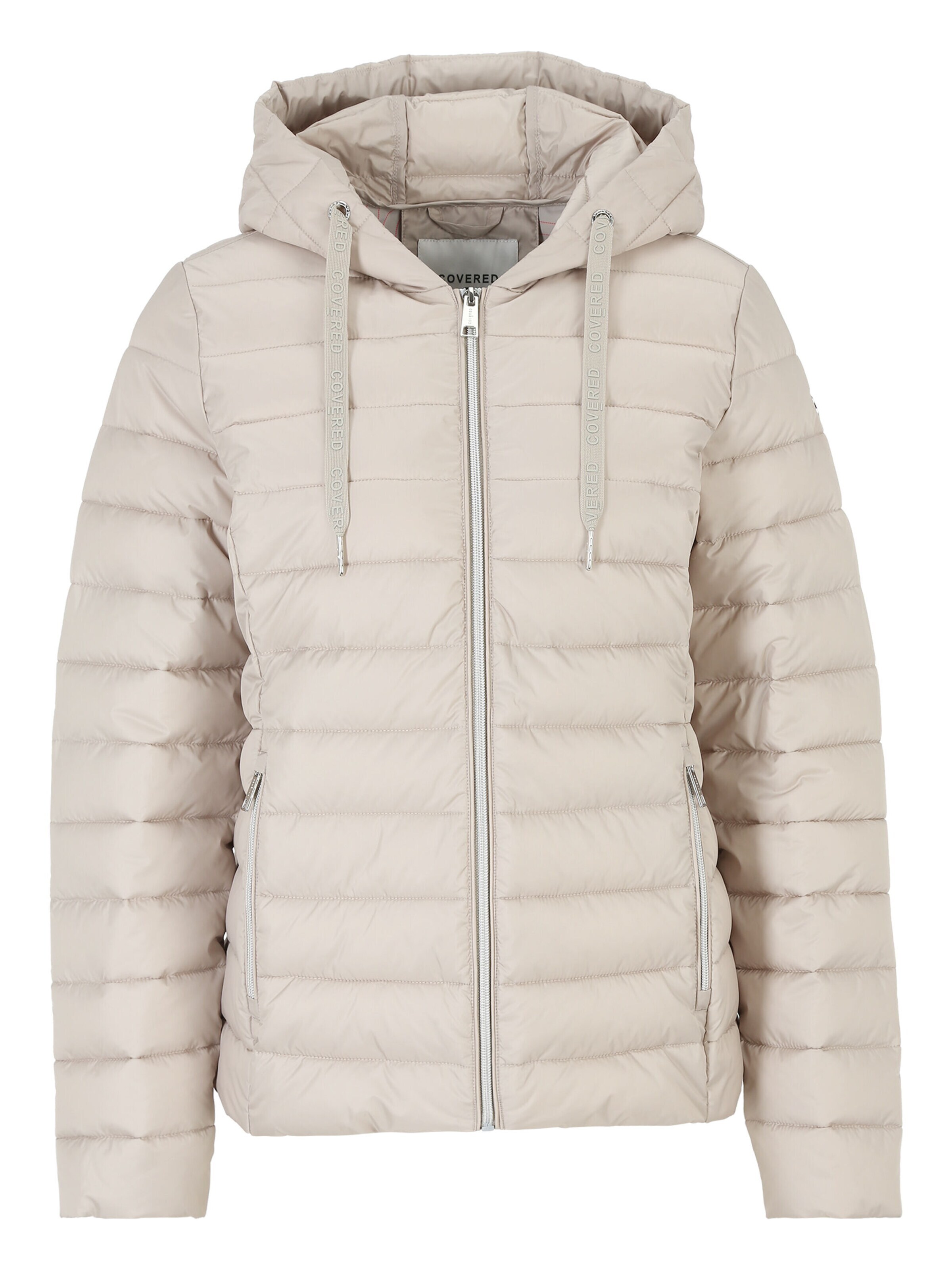 Covered Winterjas 'Nala' in Beige: voorkant