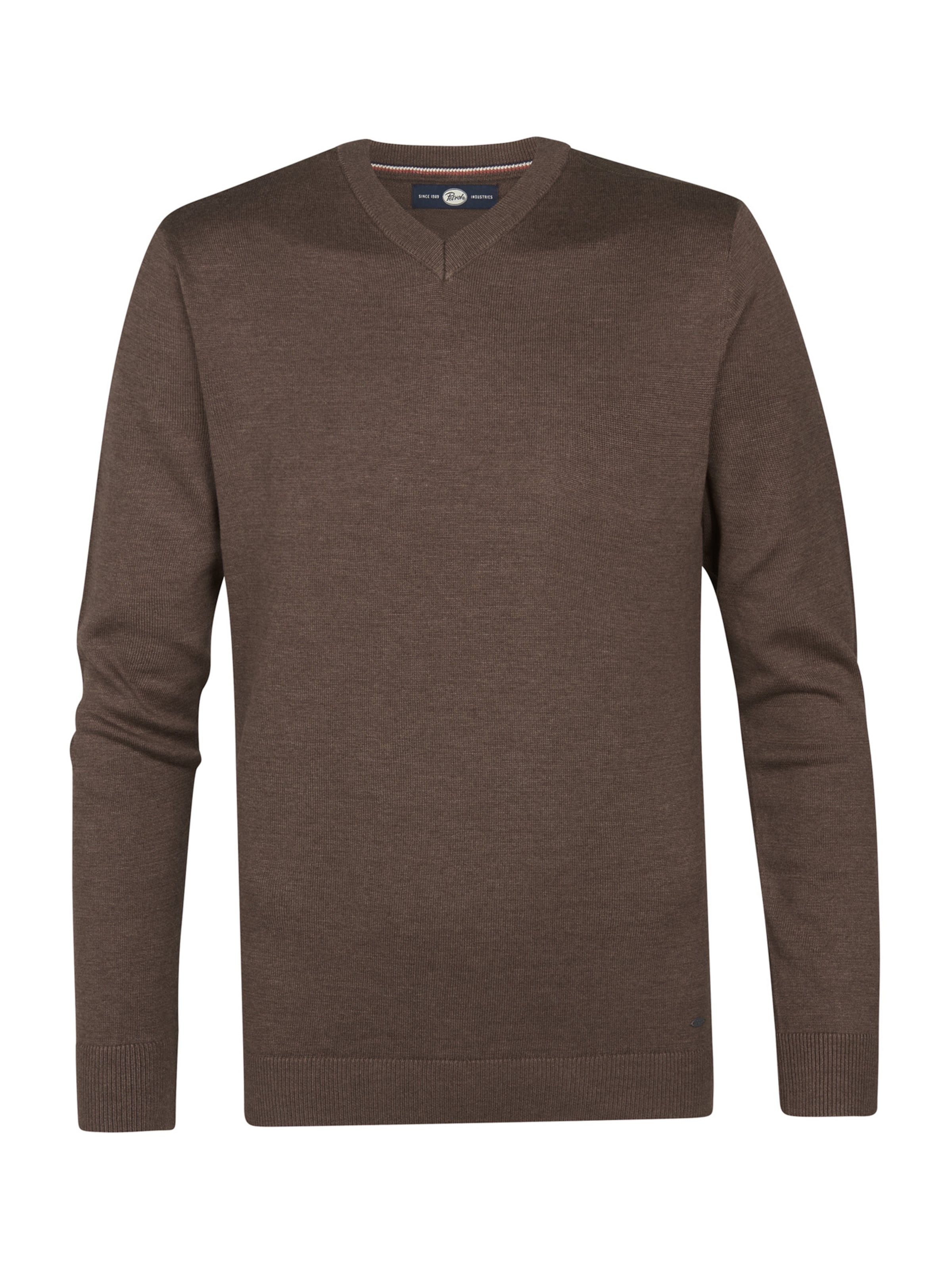 Petrol Industries Свитер в Коричневый: спереди