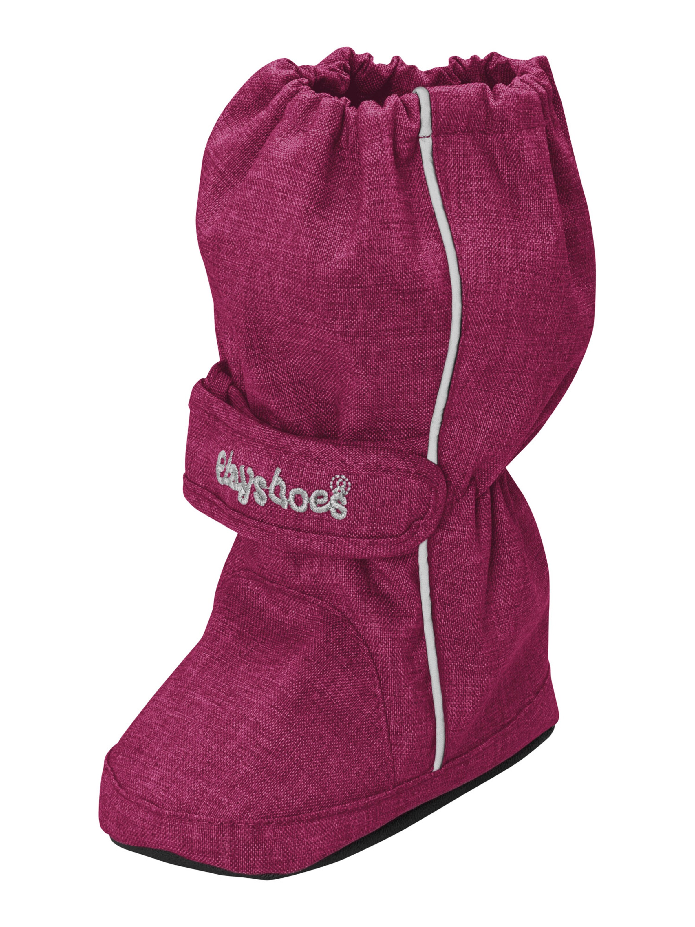 PLAYSHOES Snowboots in Lila: Vorderseite