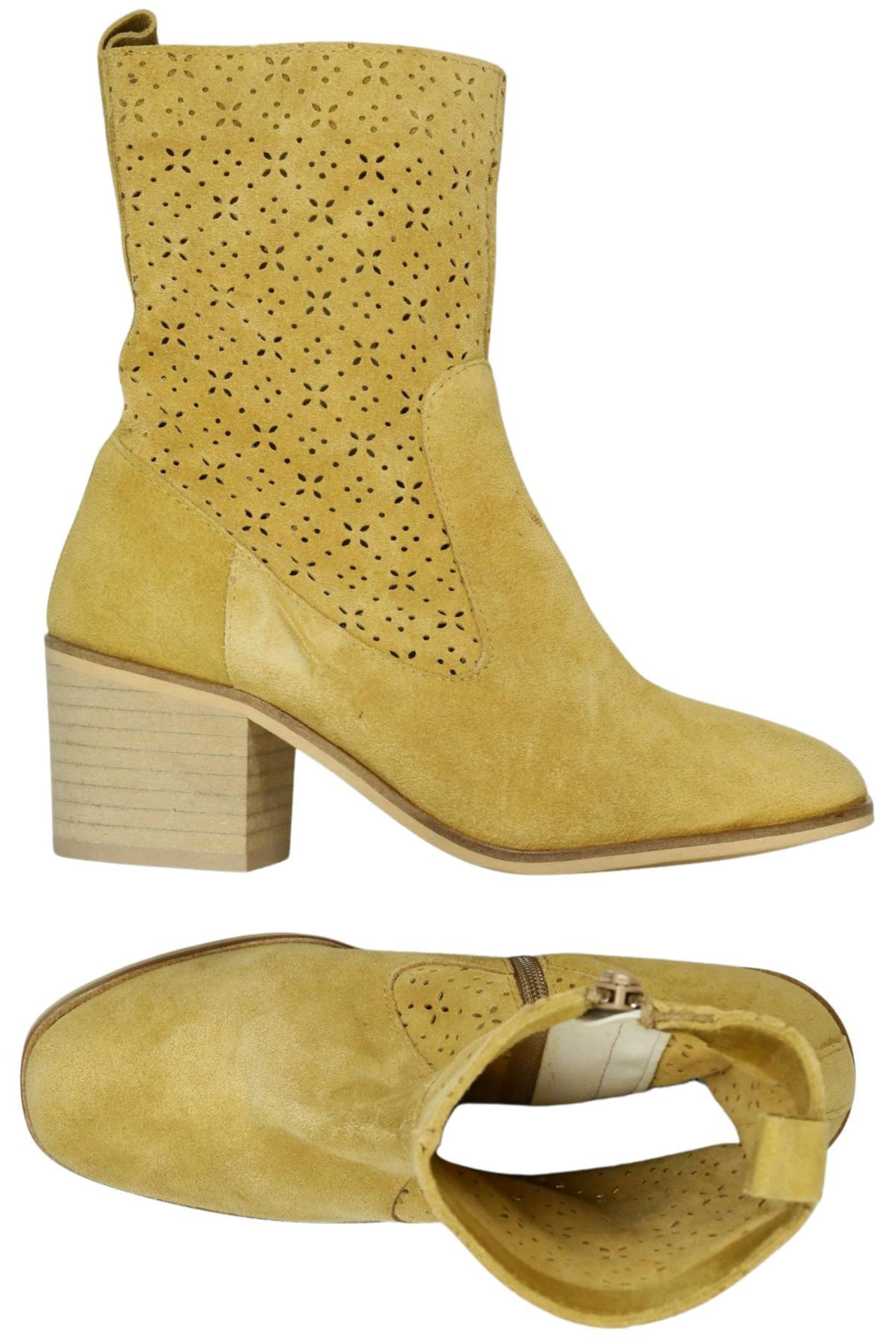 heine Stiefelette 35 in Gelb: Vorderseite