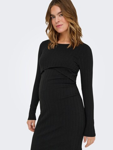 Only Maternity Jurk 'OLMALEJANDRA' in Zwart
