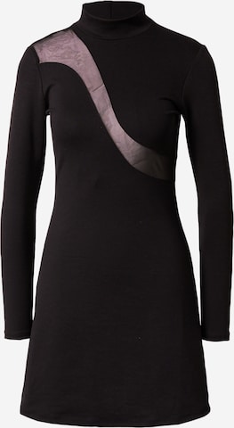 NEON & NYLON Dress 'ESME' in Black: front