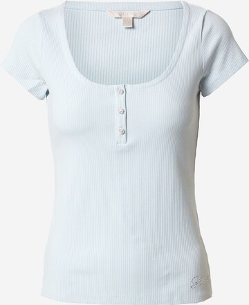 GUESS Shirt 'KARLEE' in Blauw: voorkant