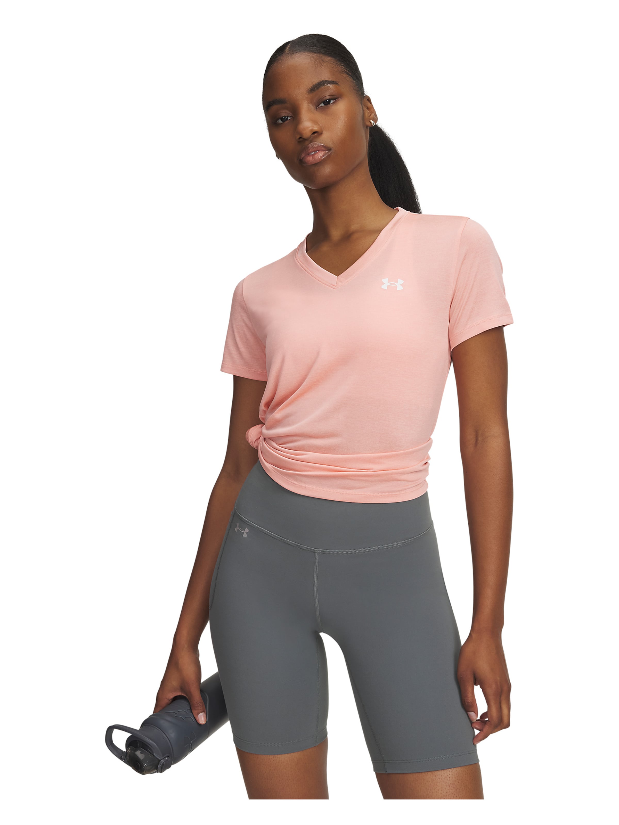 UNDER ARMOUR Performance Shirt in Pink: front