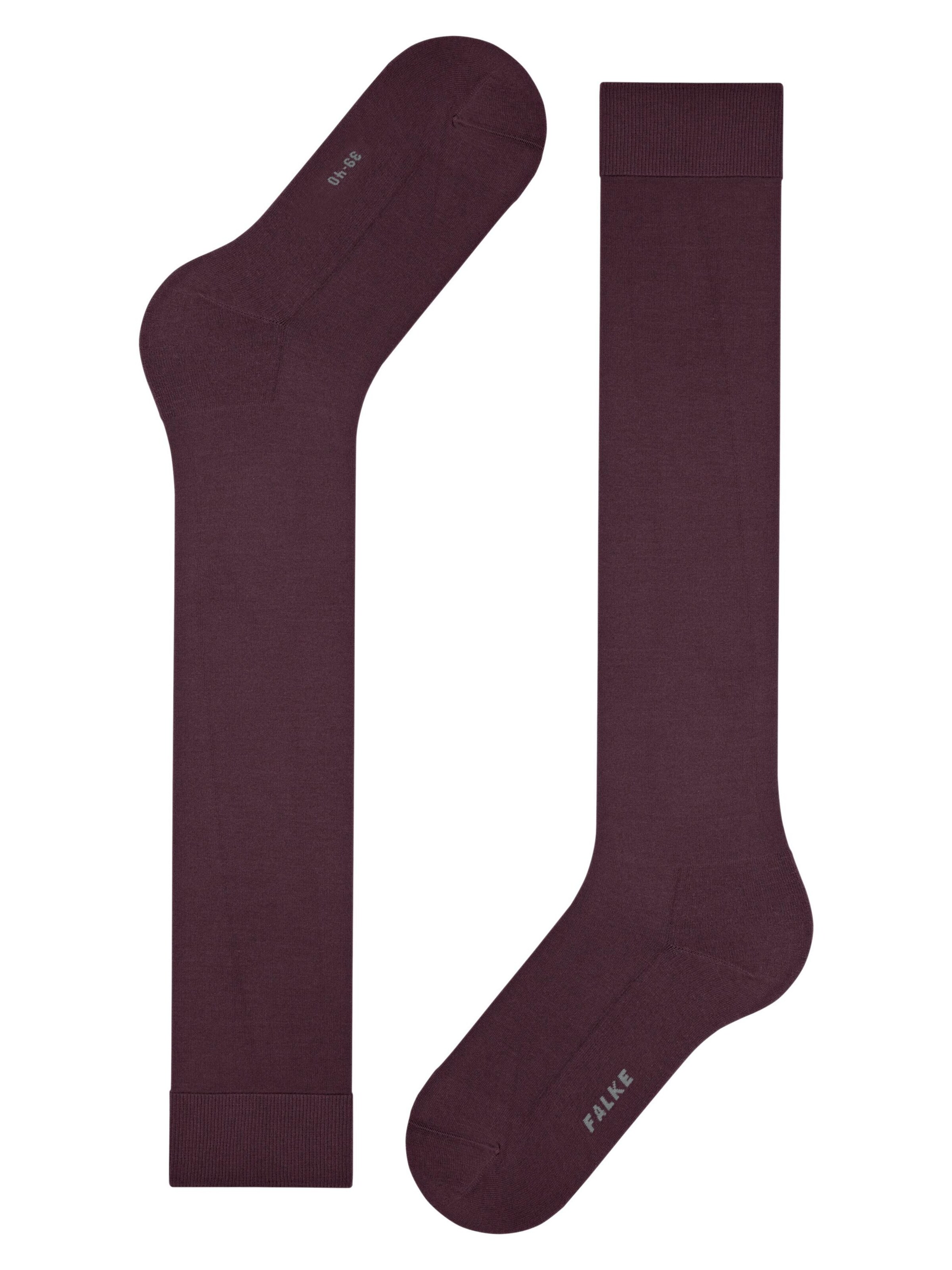 FALKE Knee High Socks 'ClimaWool' in Red