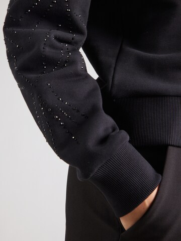 Herrlicher Sweatshirt 'Coralia' in Black