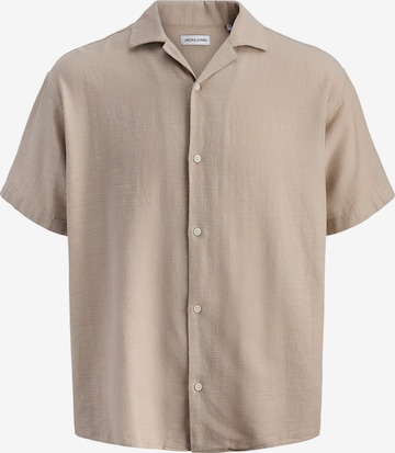 JACK & JONES Comfort Fit Hemd 'JJELIAM' in Grau: Vorderseite