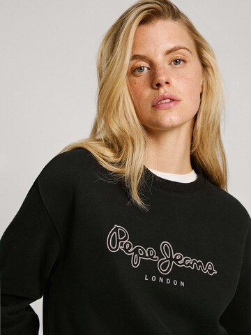 Pepe Jeans Sweatshirt in Schwarz