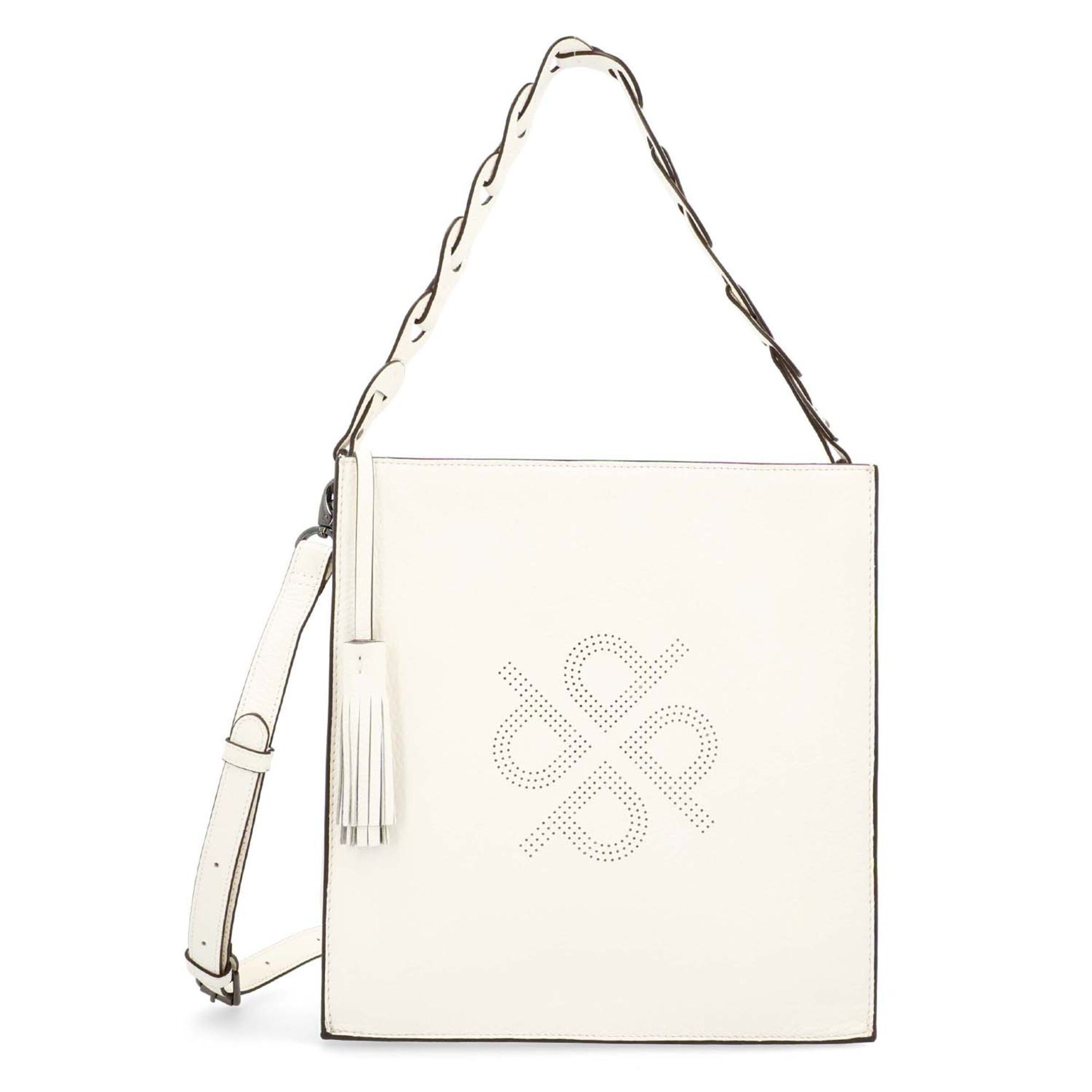 Picard Schoudertas 'Peephole' in Wit: voorkant