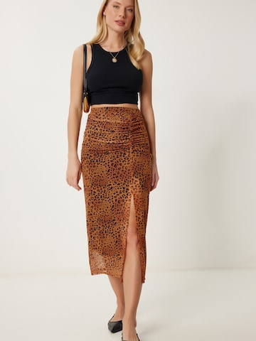 Happiness İstanbul Sukně – béžová