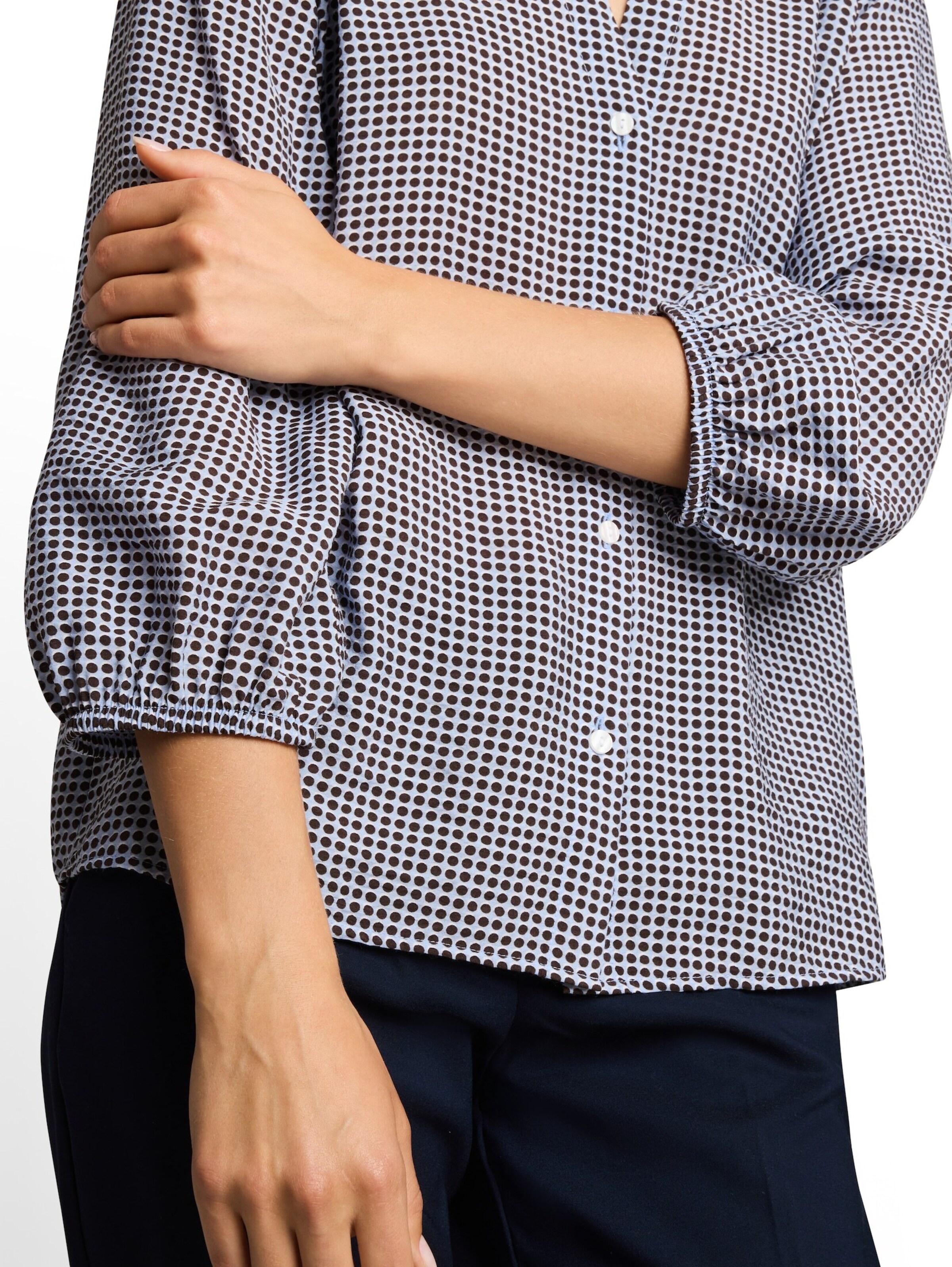 TOM TAILOR Bluse in Blau