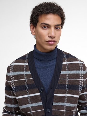 Vestes en maille 'Kane' Barbour en marron
