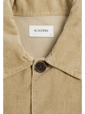 Scalpers Comfort fit Overhemd in Beige