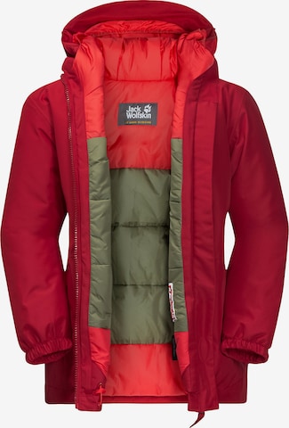 JACK WOLFSKIN Winter Jacket 'Argon Storm' in Red