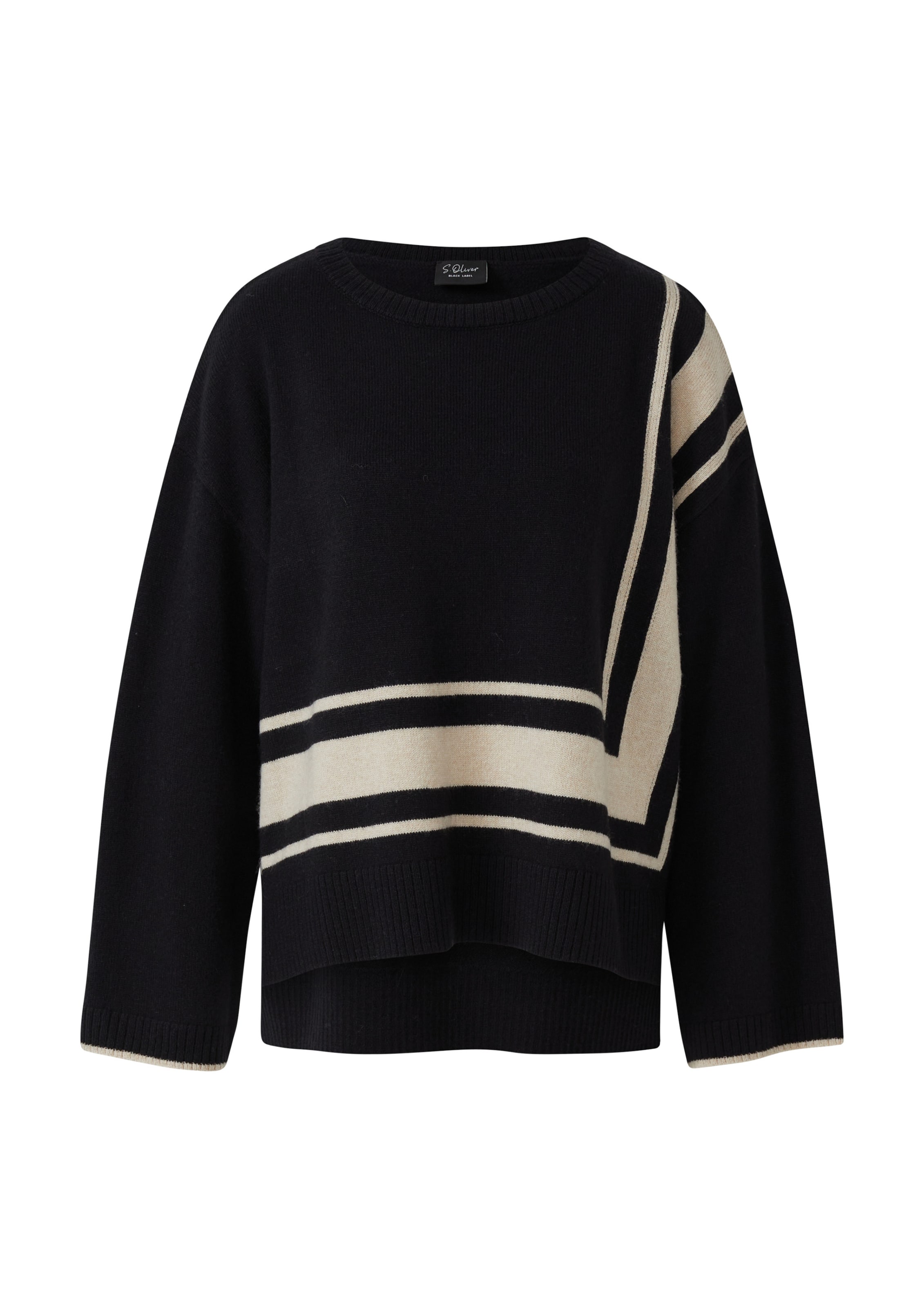 Pull-over s.Oliver en noir : devant