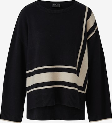 Pull-over s.Oliver en noir : devant