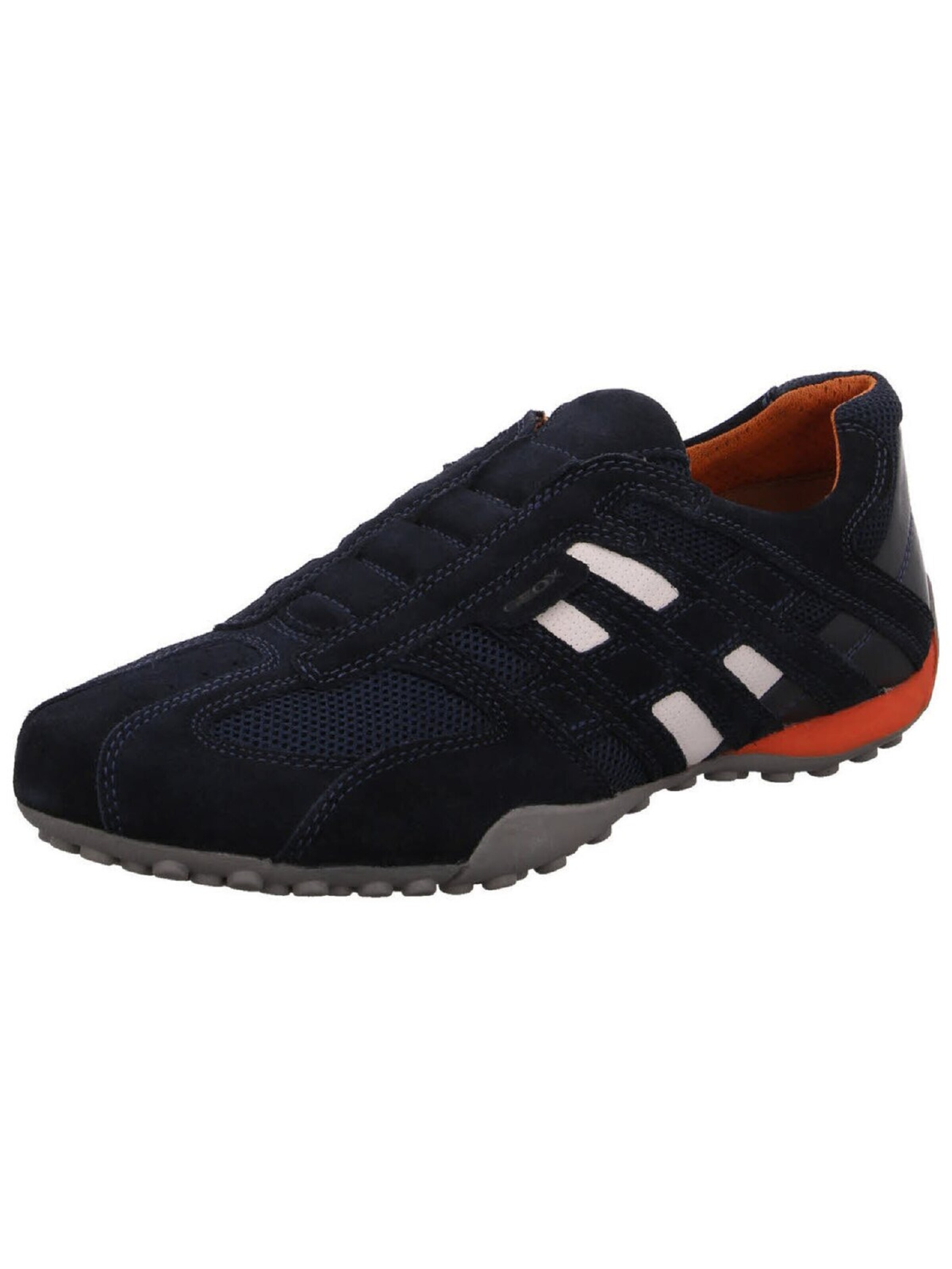 GEOX Sneakers laag 'Sneaker Herren U4207L-02214/C4002 Leder-Mix in blau' in Blauw: voorkant
