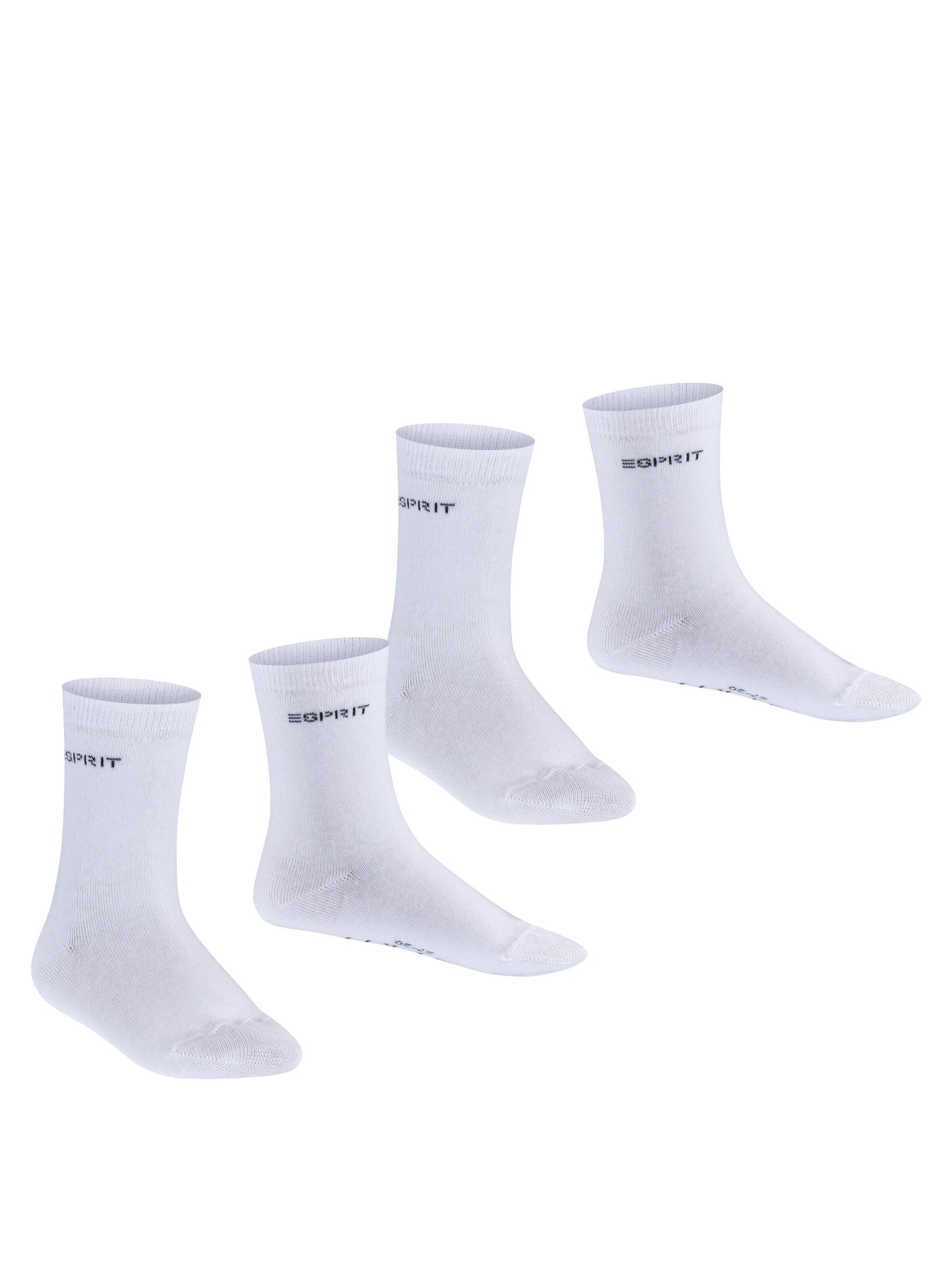 ESPRIT Socken 'Foot Logo 2-Pack'‌‌‌‌‌‌ in Weiß