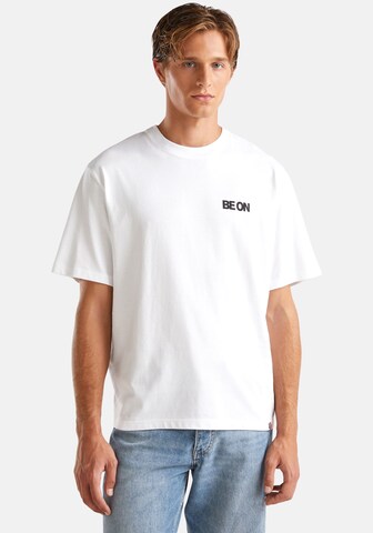 UNITED COLORS OF BENETTON Shirt in White: front