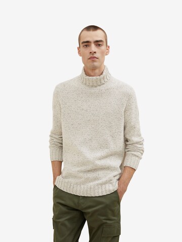 TOM TAILOR Sweater in Beige