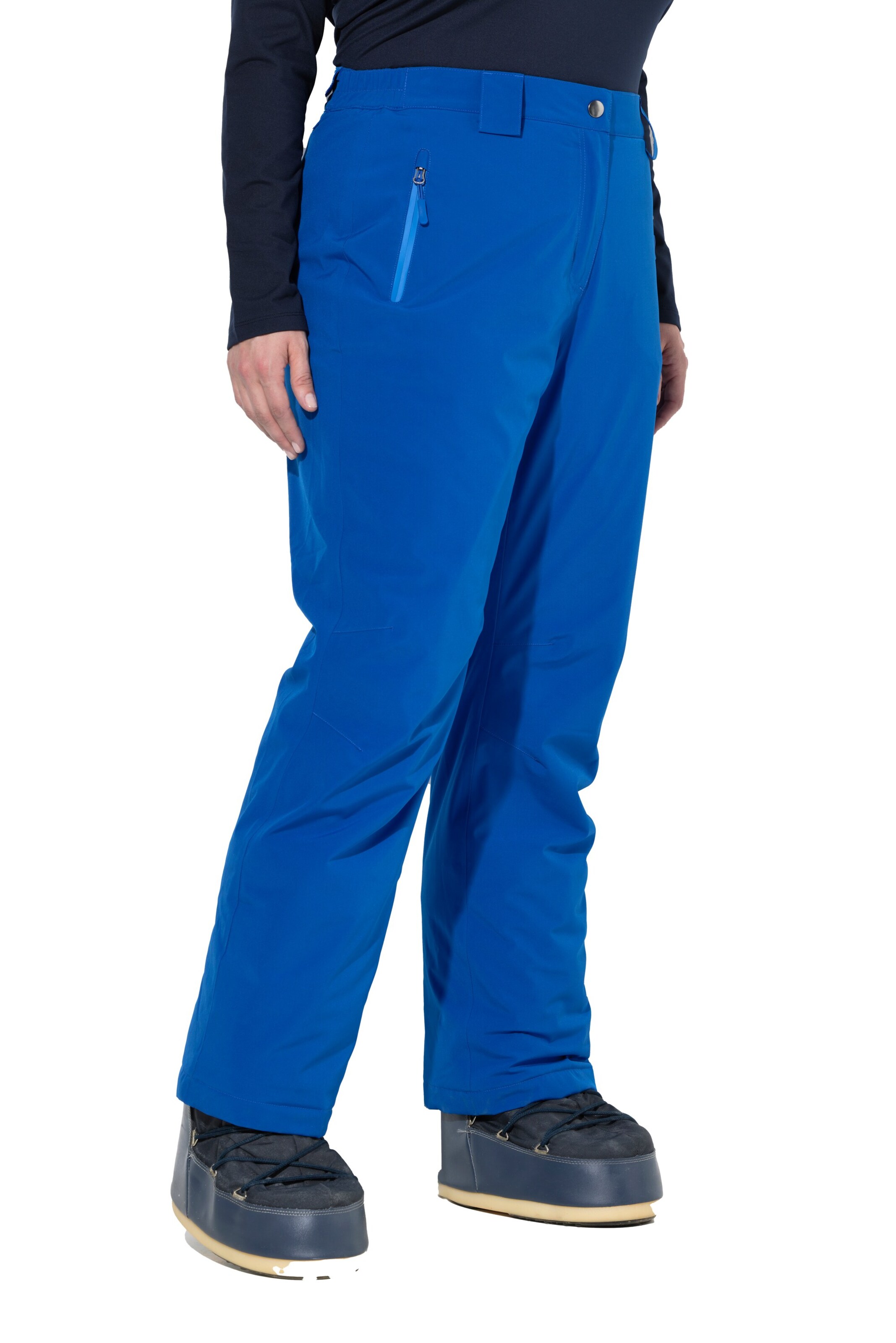 évasé Pantalon fonctionnel Ulla Popken en bleu : devant