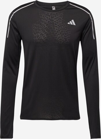 ADIDAS PERFORMANCE Functioneel shirt 'Fast' in Zwart: voorkant