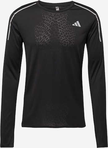 ADIDAS PERFORMANCE Koszulka funkcyjna 'Fast Engineered' w kolorze czarny: przód