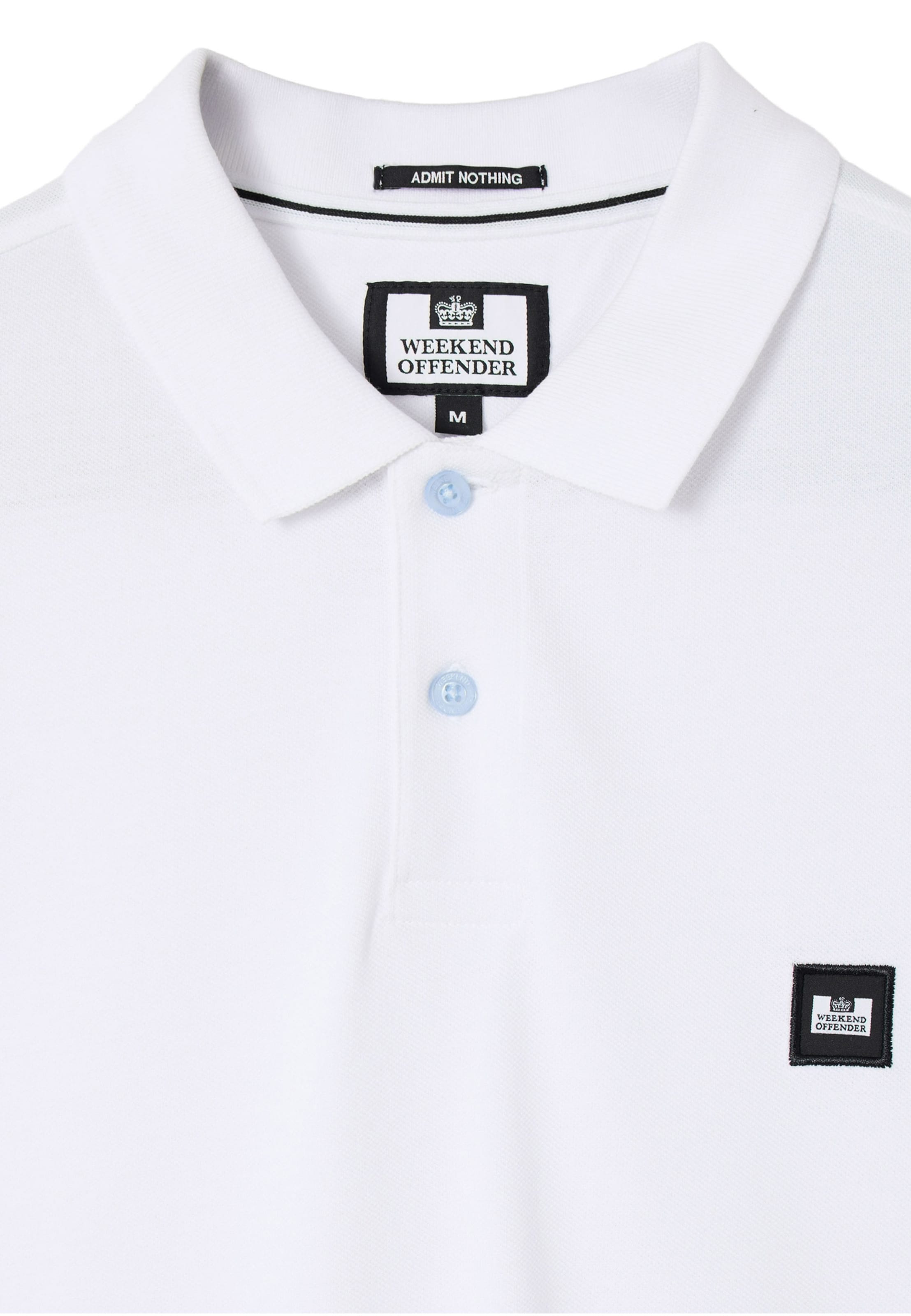 Weekend Offender Poloshirt 'Heathcore' in Weiß