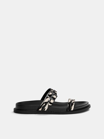 Pull&Bear Pantolette in Mischfarben